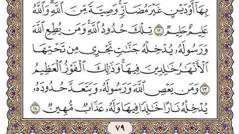 📌سورة النساء من آية (١-٥٢)بصوت الشيخ محمد أيوب🍃
