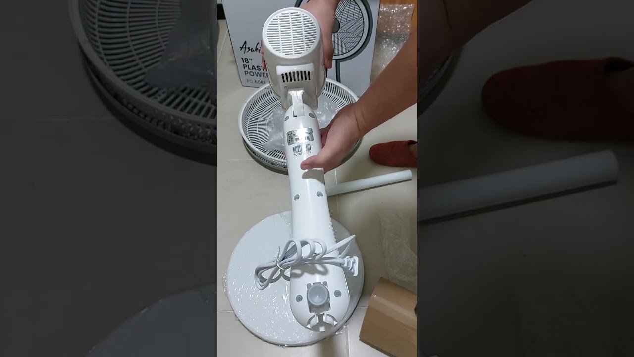Asahi  PG 8083 18” Plastic Grill Power Fan Unboxing