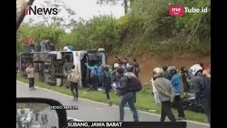 Video Amatir, Kecelakaan M4ut Tanjakan Emen T3w4skan 14 Orang di Subang - Breaking News 10/02