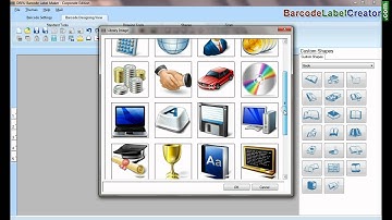 Easy to create barcode label using standard 2 of 5 font