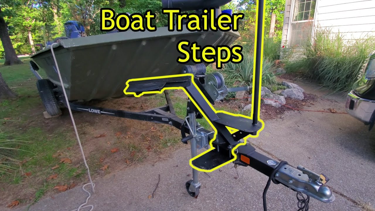 Building Steps for a Boat Trailer 