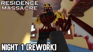 Residence Massacre: Night 1 REWORK - [Full Walkthrough] | Roblox