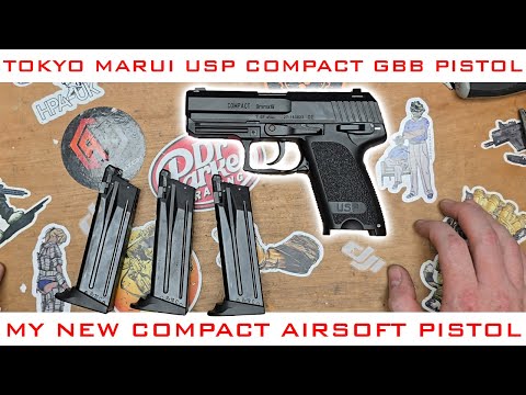 My New Compact Airsoft Pistol - Tokyo Marui USP Compact GBB - YouTube