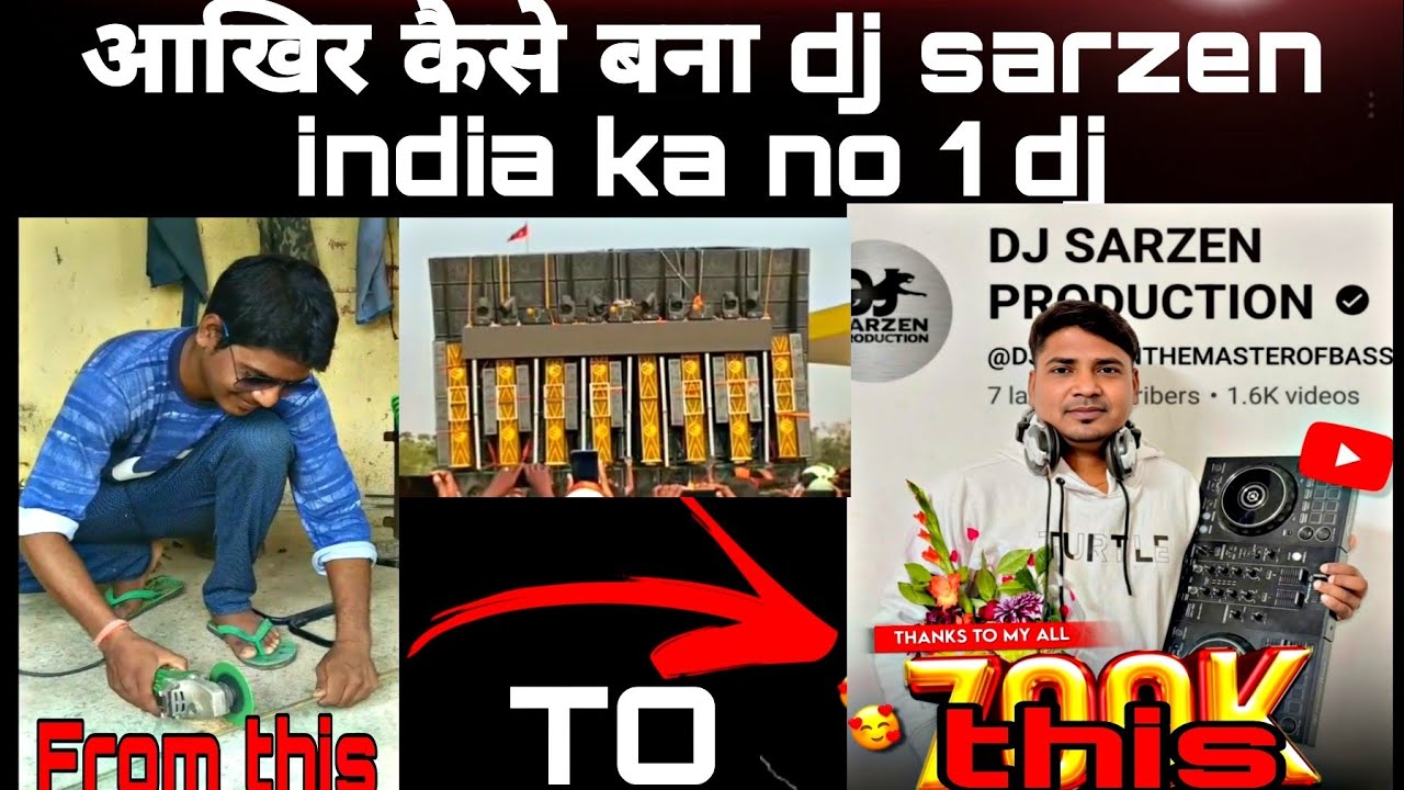 DJ Sarzen की असली कहानी FROM BOTTOM TO TOP IN INDIA #djsarzen