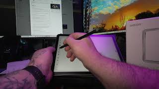 Wacom MoveinkPad 11 Android Mobile Drawing Tablet Unboxing &amp; Setup