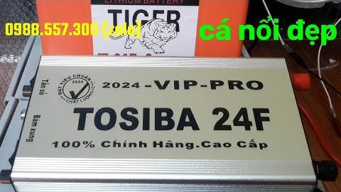 máy kích cá Toshiba 24F bản víp cao cấp hàng chính hãng đi bộ và thuyền nhỏ.LH: 0988.557.300 (zalo)