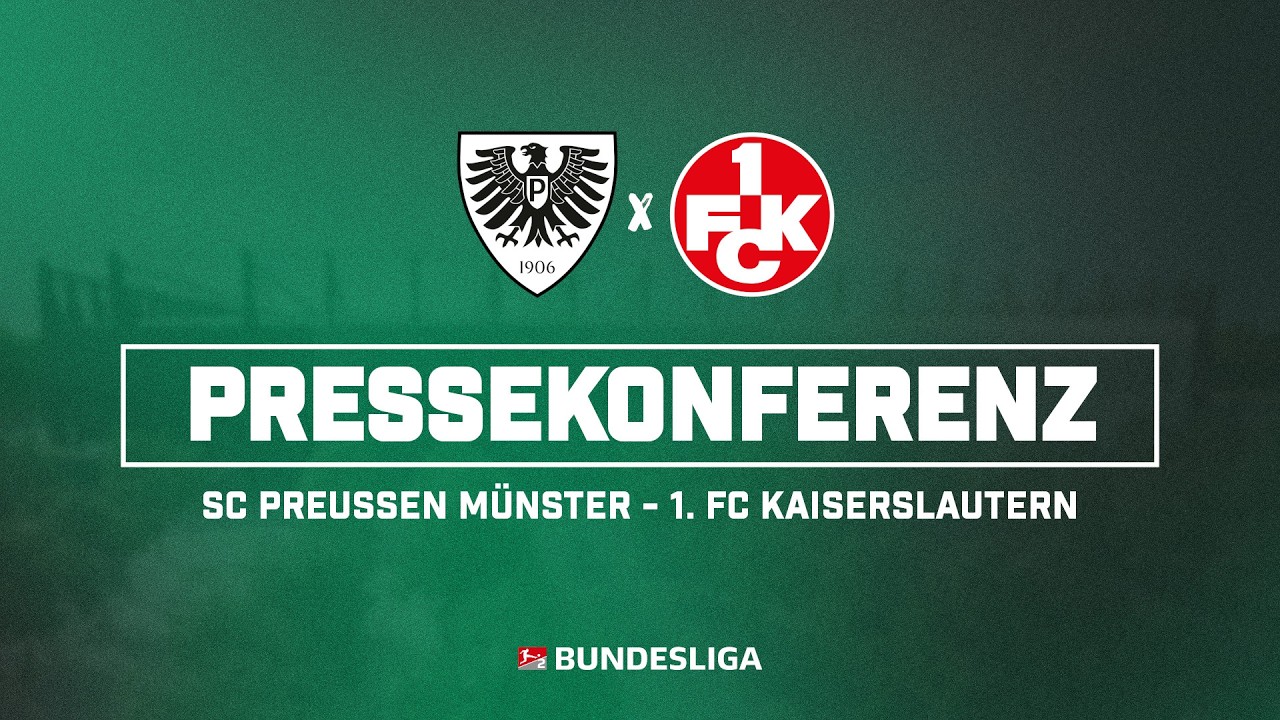 Pressekonferenz: SC Preußen Münster - 1. FC Kaiserslautern (2:3)