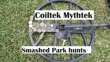 Coiltek 18"  Mythtek coil for the Minelab Manticore - Smashed  Park Hunts