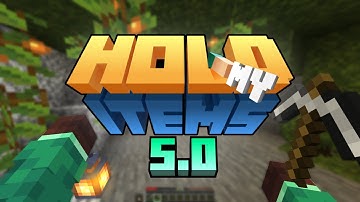 Hold My Items 5.0 TRAILER - Minecraft animation mod (Fabric)