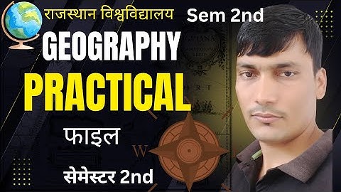 BA Geography Practical File kese bnaye | BA 2nd Semester Geography Practical File