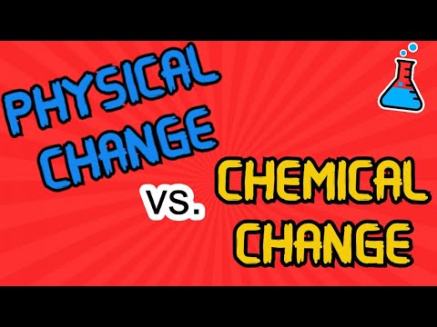 Video: Kako se kemična sprememba razlikuje od kvizala s fizičnimi spremembami?