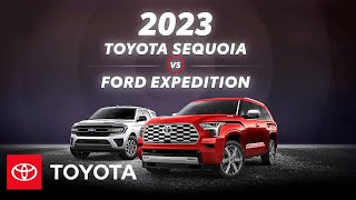 homepage tile video photo for 2023 Toyota Sequoia vs the 2023 Ford Expedition | Toyota