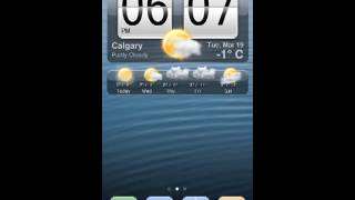 Cydia Tweak: HTC Clock & Weather screenshot 4