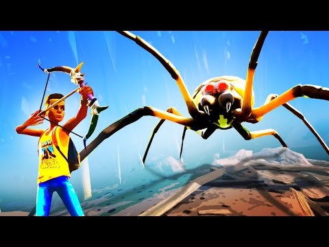 Battling a GIANT SPIDER Boss Fight and ANT ARMY Survival in Grounded Gameplay Part 1