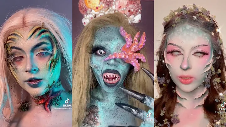 SCARY SIREN MAKUEP | SFX MAKEUP POV | SIREN OR MER...