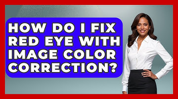 How Do I Fix Red Eye With Image Color Correction? - Graphic Design Nerd