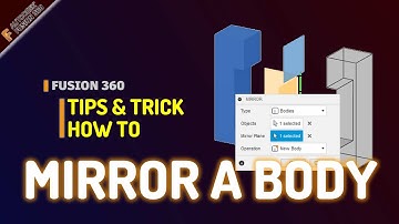 Fusion 360 How To Mirror A Body