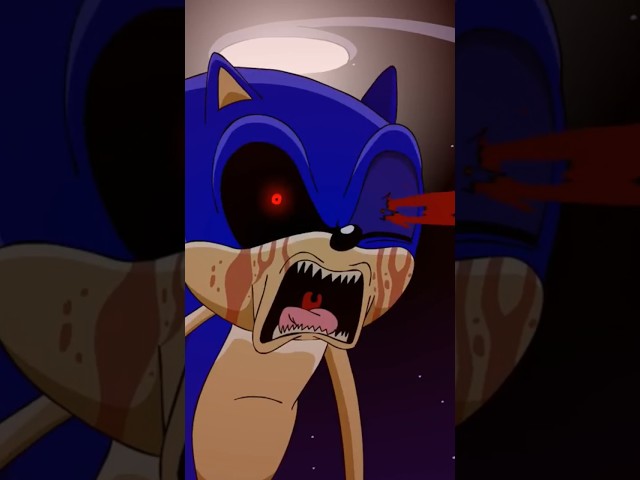 RIP SONIC.EXE 💀🦔 #shorts #sonicexe #exe #sonic #cartoon #animation #rip #sonichorror #luigikid class=