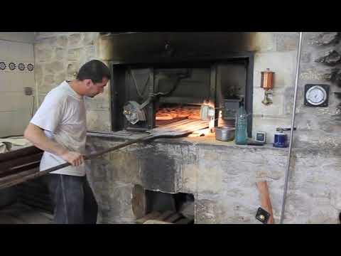 Bakery Rotating Wood Fired Oven - YouTube
