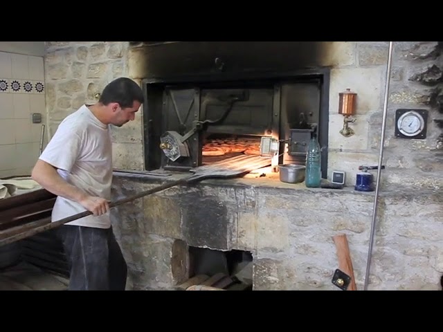 Bakery Rotating Wood Fired Oven - YouTube