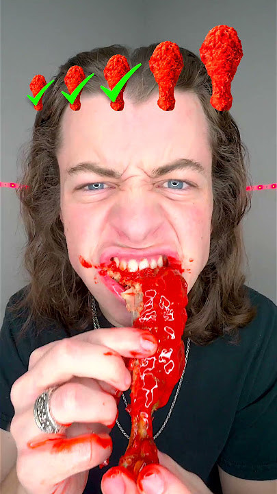 Small, Big, Giant Spicy Chicken Wing!? 🥵