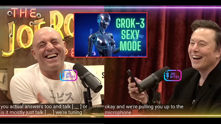 Joe Rogan Flirts with UNHINGED Mode Grok AI 🤖😂