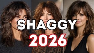 ✂️ CORTES SHAGGY tendencias 2026 MODERNOS estilos SHAGGY NUEVOS 2026 🔥