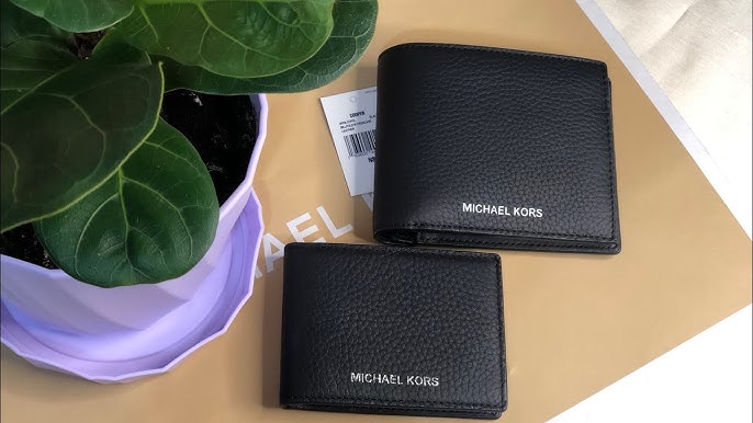 MICHAEL KORS MENS Harrison Crossgrain Leather Billfold Wallet With Passcase