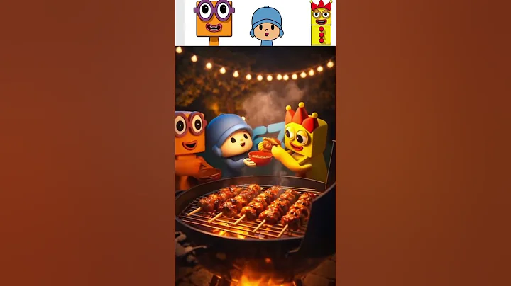 Sprunki OC Two Numberblocks X Emoji 102 Pocoyo Phase 3 X Three Numberblocks are eating Tika in life