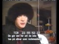 Capture de la vidéo Blixa Bargeld Interview From Swedish Tv