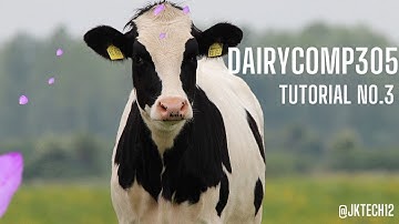 Dairycomp305  Tutorial-3- how add new pen delete pen introduction of cow card with @JKTECH12