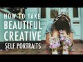 How to take beautiful CREATIVE SELF PORTRAITS (selfie tips)