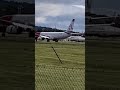 Norwegian 737 landing at Edinburgh airport