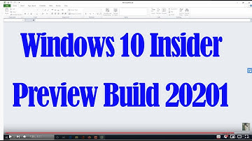 Windows 10 Insider Preview | Build 20201