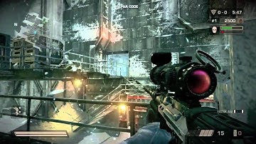 Killzone 3 Sniping - Botzone: Guerrilla Warfare (Frozen Dam)