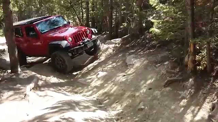 Colorado national forest rock crawling