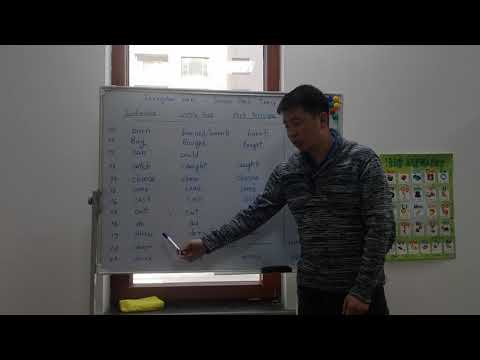 Дүрмийн бус үйл үгс   Irregular verbs