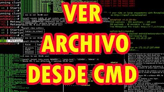 COMO VER ARCHIVO DESDE CMD