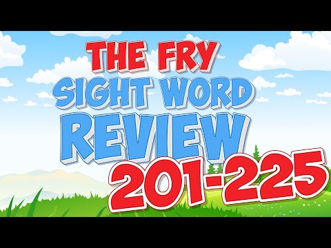 Fry Sight Word Review | 201-225 | Jack Hartmann