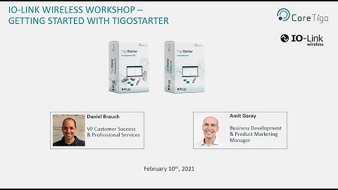IO-Link Wireless Workshop – Getting Started with TigoStarter
