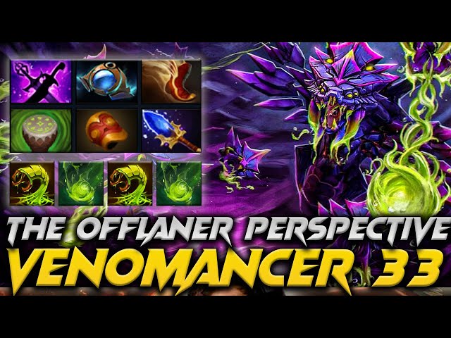 33 - Venomancer The Offlaner Dota 2 Pro Full Gameplay 7.35D Patch class=