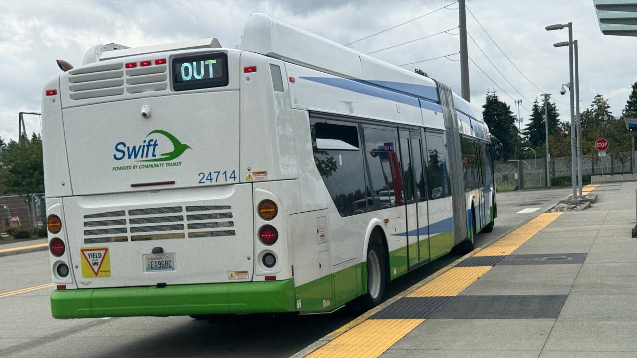 Community Transit 2024 XDE60 24714 On The Swift Green Line To Seaway Transit Center
