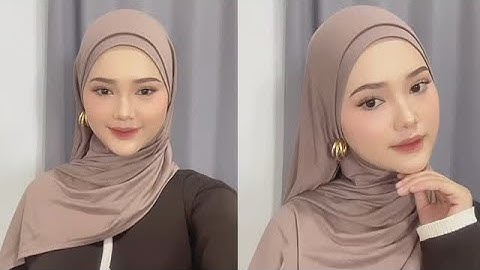 Tutorial PASHMINA KAOS RAYON 🥰👌💕 #tutorial #pashmina #viralvideo