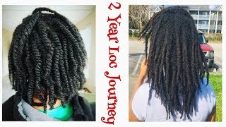 2 Year Loc Journey | Semi-freeform Locs | Visuals and Video