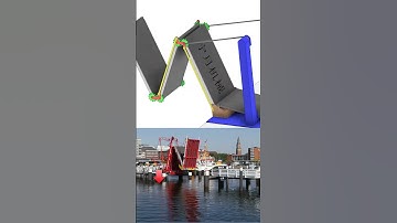 Foldable Bridge #cad #solidworks #fusion360 #mechanical #mechanism #engineering #3ddesign