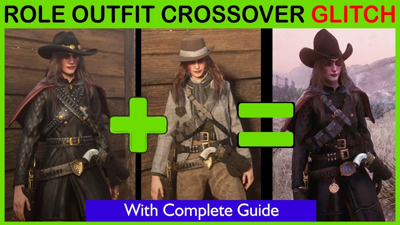 ROLE OUTFIT CROSSOVER GLITCH on Red Dead Online YouTube