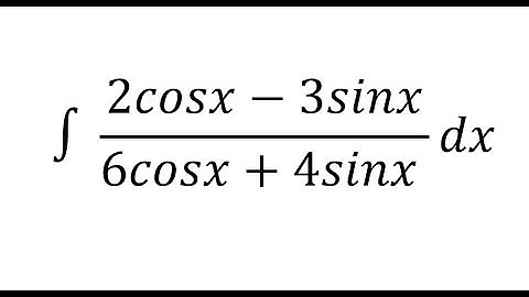 Integration of 2cosx -3sinx dx | Integration by substitution | 7.2 q24| NCERT Class 12th Maths