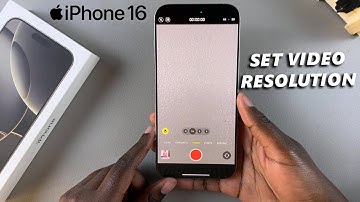 How To Change Video Resolution On iPhone 16 / 16 Pro