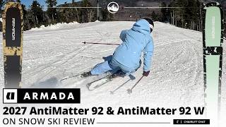 2027 Armada AntiMatter 92 and AntiMatter 92 W On Snow Ski Review at Waterville with SkiEssentials