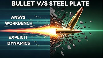 What happens when a Bullet hits a Steel Plate ? Ansys | Explicit Dynamics
